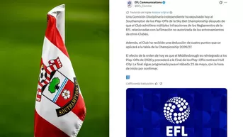 Southampton EXPULSADO del PlayOff a Premier League por espionaje