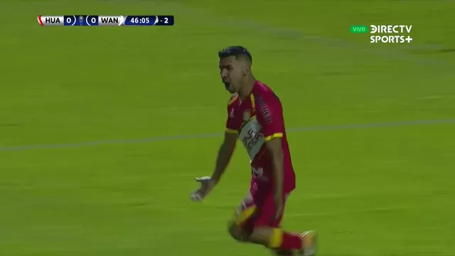 El grito de gol de Ricardo Salcedo para Sport Huancayo. | Foto: DirecTV