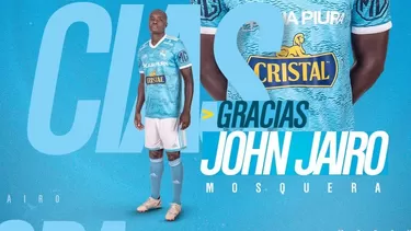 El delantero colombiano deja la institución rimense tras poco más de cinco meses en el club. | Foto: Sporting Cristal.