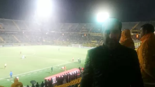 Sporting Cristal: Miguel Ximénez estuvo presente en el partido contra Peñarol