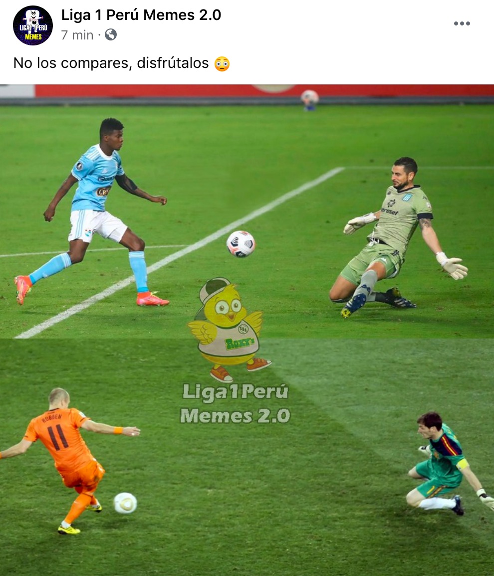 Sporting Cristal protagonizó memes.