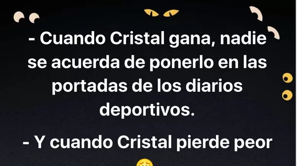 Sporting Cristal protagonizó memes tras caer en Copa Libertadores.