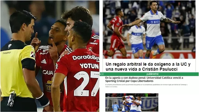 Sporting Cristal: La reacción en Chile tras penal que favoreció a la U. Católica