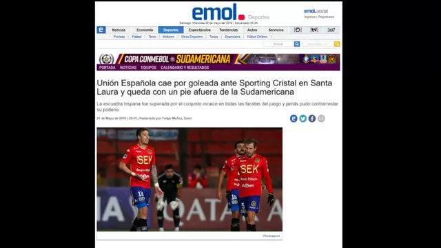 Sporting Cristal gole&amp;oacute; 3-0 a Uni&amp;oacute;n Espa&amp;ntilde;ola en Chile.-foto-4