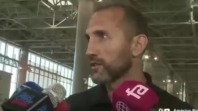 El goleador celeste ilusiona a su hinchada con el 'batacazo' en Brasil para continuar en la Copa Sudamericana. | AD