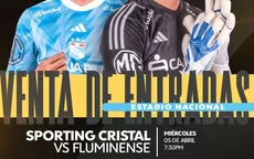 Sporting Cristal vs. Fluminense: El precio de las entradas para el duelo por Libertadores - Noticias de 