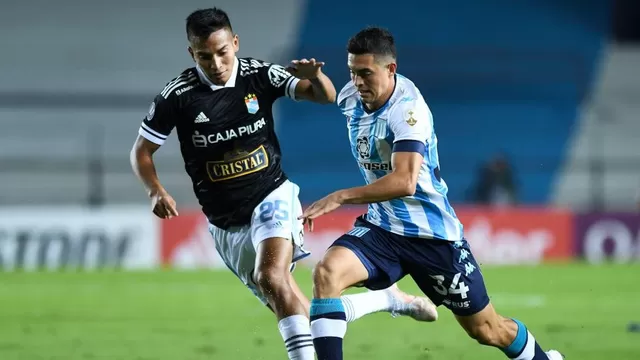 Sporting Cristal cayó 2-0 ante Racing por el Grupo E de la Copa Libertadores