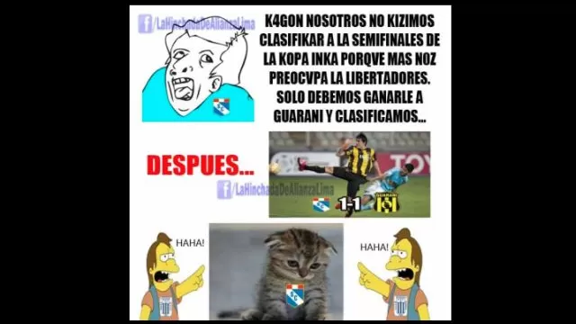 Memes: Sporting Cristal eliminado de la Copa y así se burlaron en redes-foto-2