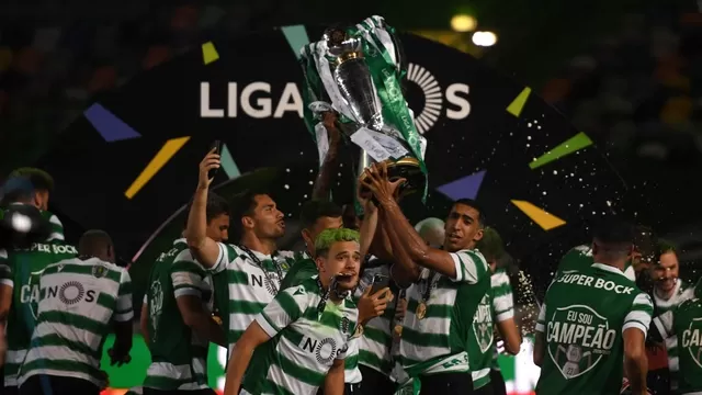 Sporting se proclamó campeón en Portugal 19 años después 