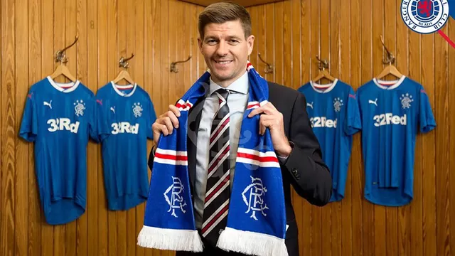Steven Gerrard será el nuevo entrenador del Glasgow Rangers