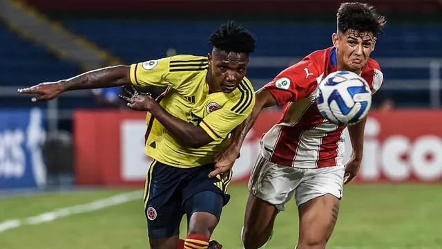 Colombia vs Parauay Sub-20 / Foto: AFP