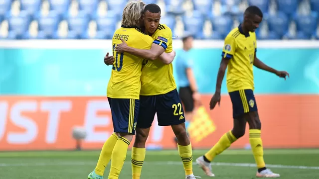 Suecia ganó 1-0 a Eslovaquia y se coloca líder del grupo de España