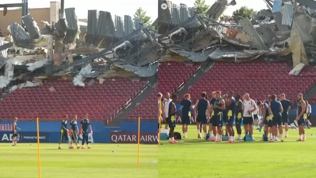 Suecia entrena para enfrentarse a Francia el próximo martes. Foto: Captura / Video: @FIFA