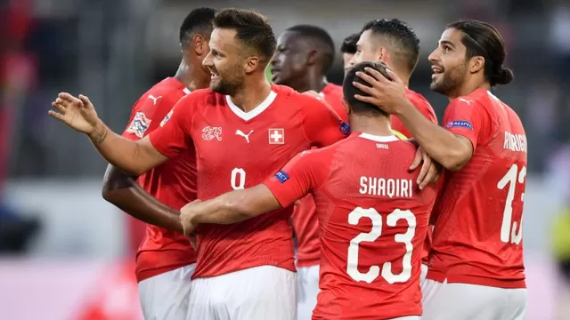 Suiza apabulló 6-0 a Islandia en su debut en la UEFA Nations League