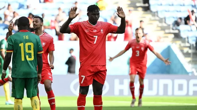 Suiza venció 1-0 a Camerún en la apertura del Grupo G de Qatar 2022