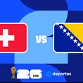 Suiza vs Bosnia y Herzegovina por Mundial 2026: a qué hora juegan y dónde ver