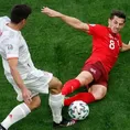 Suiza vs. España: Freuler vio la tarjeta roja tras dura falta a Gerard Moreno