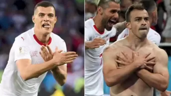 Suiza: Xhaka y Shaqiri en riesgo de sanción por sus festejos ante Serbia