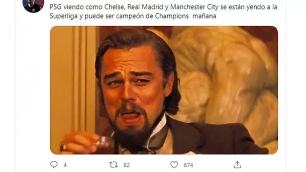 La Superliga Europea generó divertidos memes.