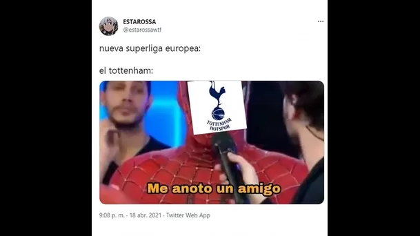 La Superliga Europea generó divertidos memes.