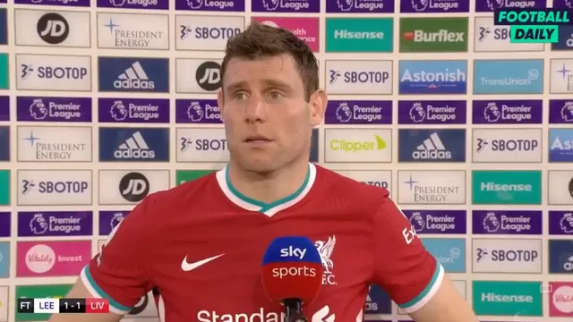 James Milner, capitán del Liverpool. | Video: Bein Sports