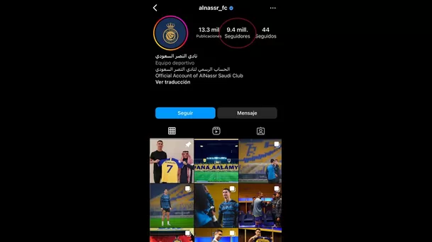 Instagram Al-Nassr