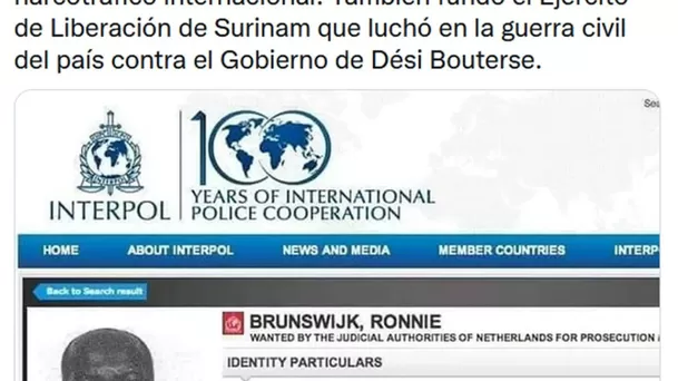 Exlíder rebelde, libró una guerra civil a fines de la década de 1980 contra el dictador y luego presidente Desi Bouterse.