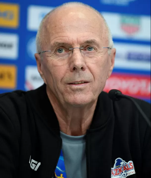 Sven-Goran Eriksson tiene 75 años. | Foto: AFP