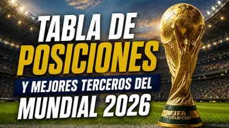 Consulta la tabla de posiciones del Mundial 2026.