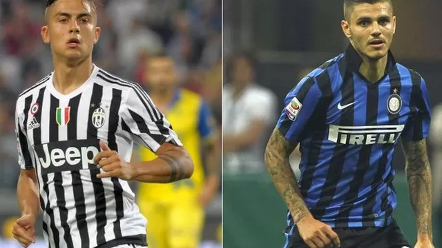 Dybala (Juventus) e Icardi (Inter de Milán)