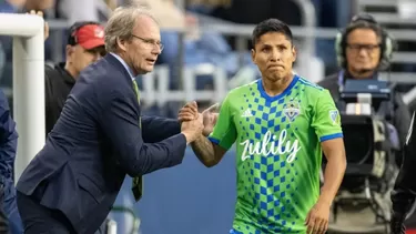 Brian Schmetzer elogió a Raúl Ruidíaz tras el encuentro contra el Philadelphia Union / Foto: @charlatacticape