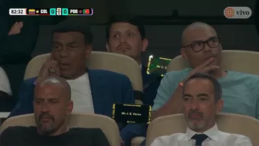 Teófilo Cubillas en el Portugal vs Colombia / Foto y Video: América TV