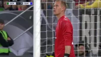 Ter Stegen cometió terrible blooper en caída de Alemania ante Eslovaquia