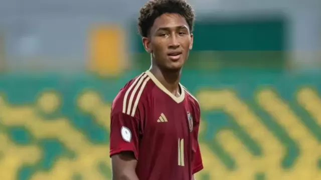 Yimvert Berroterán es una de las promesas de la Vinotinto. Foto: Selección de Venezuela