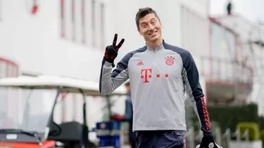 Robert Lewandowski tiene 32 años | Foto: AFP.