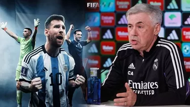 El DT del Real Madrid felicitó a Messi, Scaloni y el &#39;Dibu&#39; Martínez por sus premios The Best. | Foto: ESPN