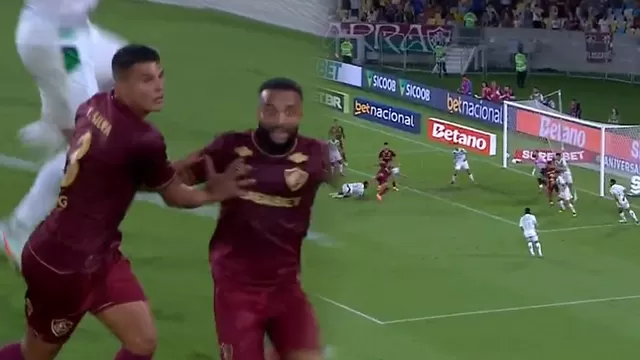 Thiago Silva sacó su jerarquía y anotó en la última jugada para darle el triunfo a Fluminense por el Brasileirao / X