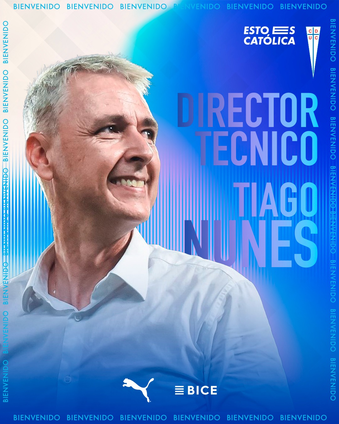 Tiago Nunes es el nuevo entrenador de la Universidad Católica. | Fuente: @Cruzados