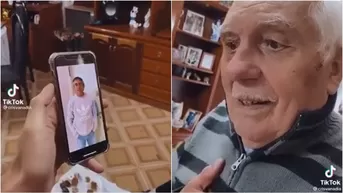 TikTok: Hincha de River Plate cumplía 85 años y quedó impactado con el saludo de Francescoli