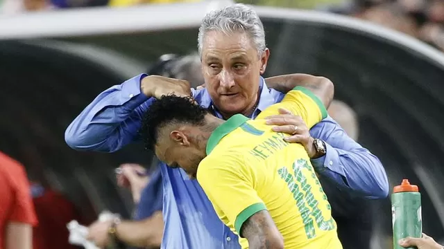 Tite salió en defensa de Neymar | Foto: AFP.