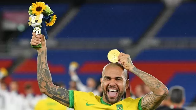 Tokio 2020: Brasil ganó el oro olímpico y Dani Alves agrandó su palmarés a 44 títulos