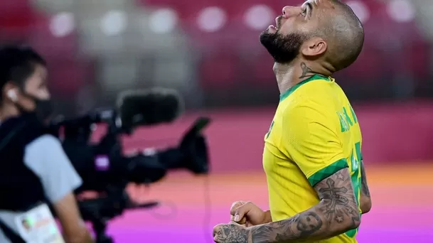 Brasil venció en los penales a México y pasó a la final del fútbol masculino de Tokio 2020 | Foto: AFP.