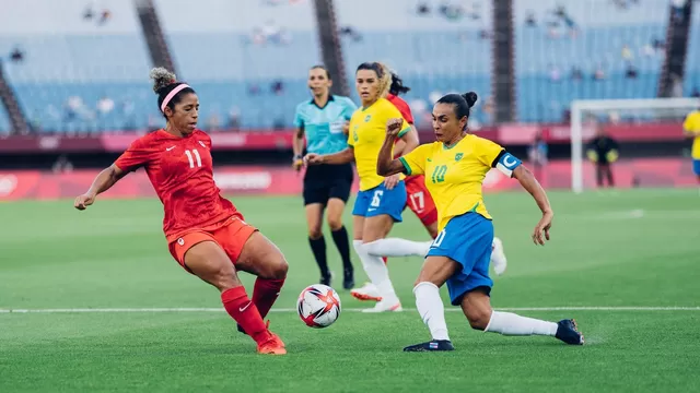 Tokio 2020: Canadá eliminó a Brasil y se mete en las semifinales del fútbol femenino