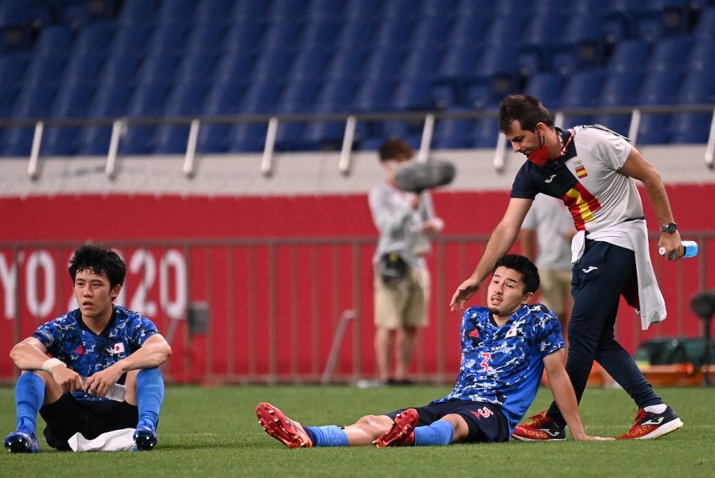 España ganó 1-0 a Japón en la prórroga y jugará la final de Tokio 2020 contra Brasil | Foto: AFP.