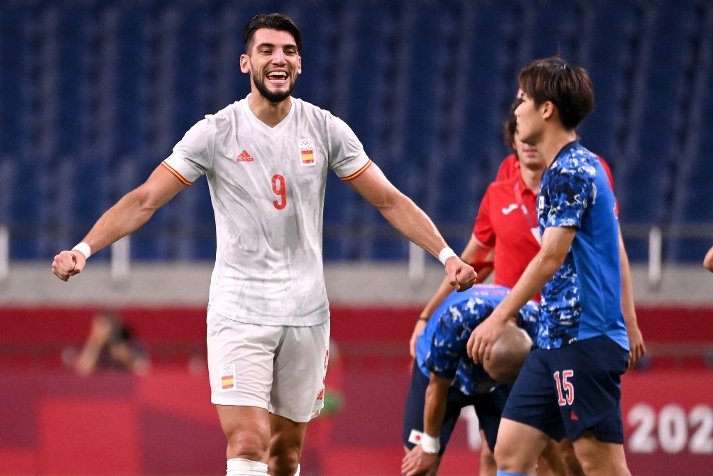 España ganó 1-0 a Japón en la prórroga y jugará la final de Tokio 2020 contra Brasil | Foto: AFP.