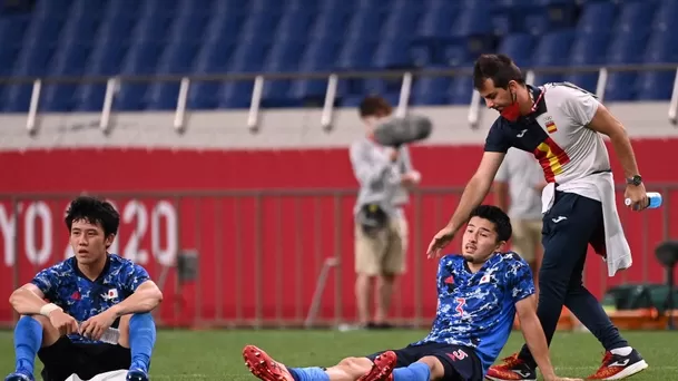  España ganó 1-0 a Japón en la prórroga y jugará la final de Tokio 2020 contra Brasil | Foto: AFP.