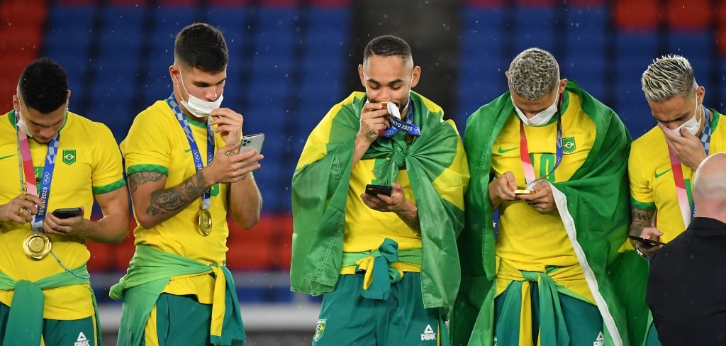  Brasil bicampeón olímpico tras ganar a España | Foto: AFP.