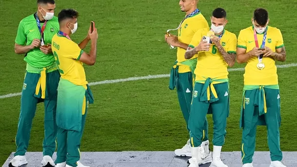  Brasil bicampeón olímpico tras ganar a España | Foto: AFP.