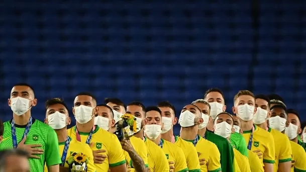  Brasil bicampeón olímpico tras ganar a España | Foto: AFP.