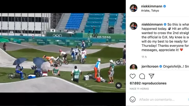 Niek Kimmann se pronunció en Instagram.